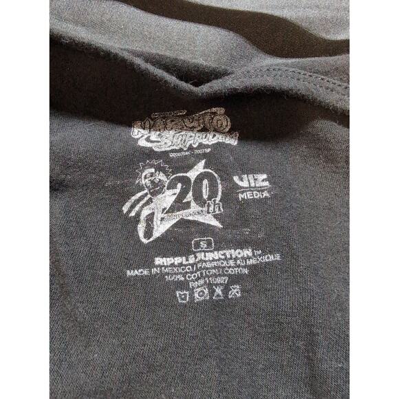 naruto 20th anniversary tank top shippuden size small black hot topic - Picture 4 of 5